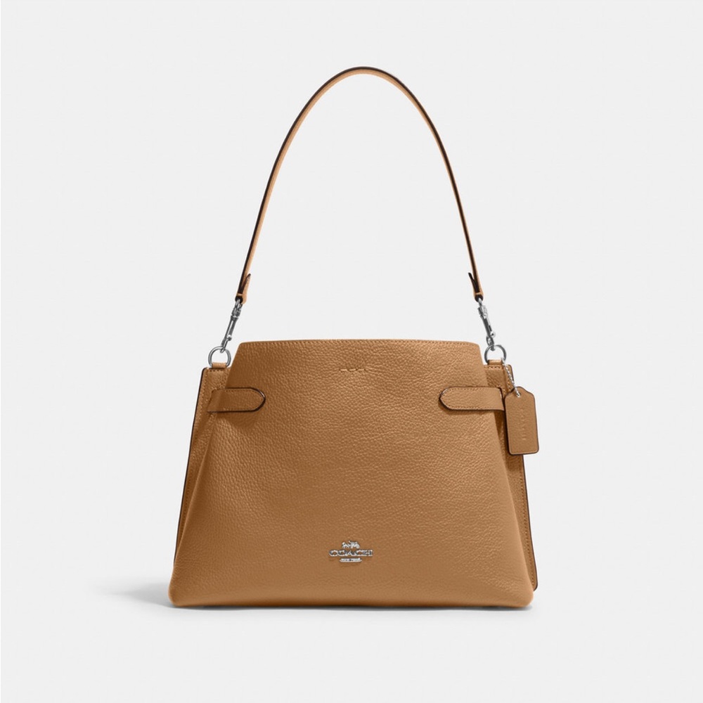 Coach Tan Leather Shoulder Bag